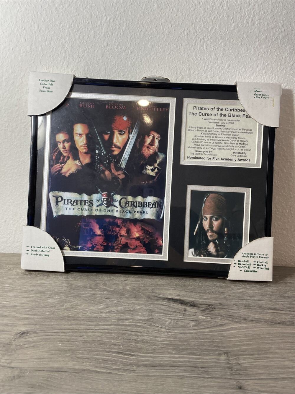 Pirates of the Caribbean, 11x14 Matted Photo (Ready to Frame) Vintage (Depp)
